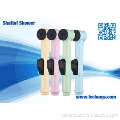 Colorful ABS Plastic Shattaf Bidet Sprayer Water Saver For
